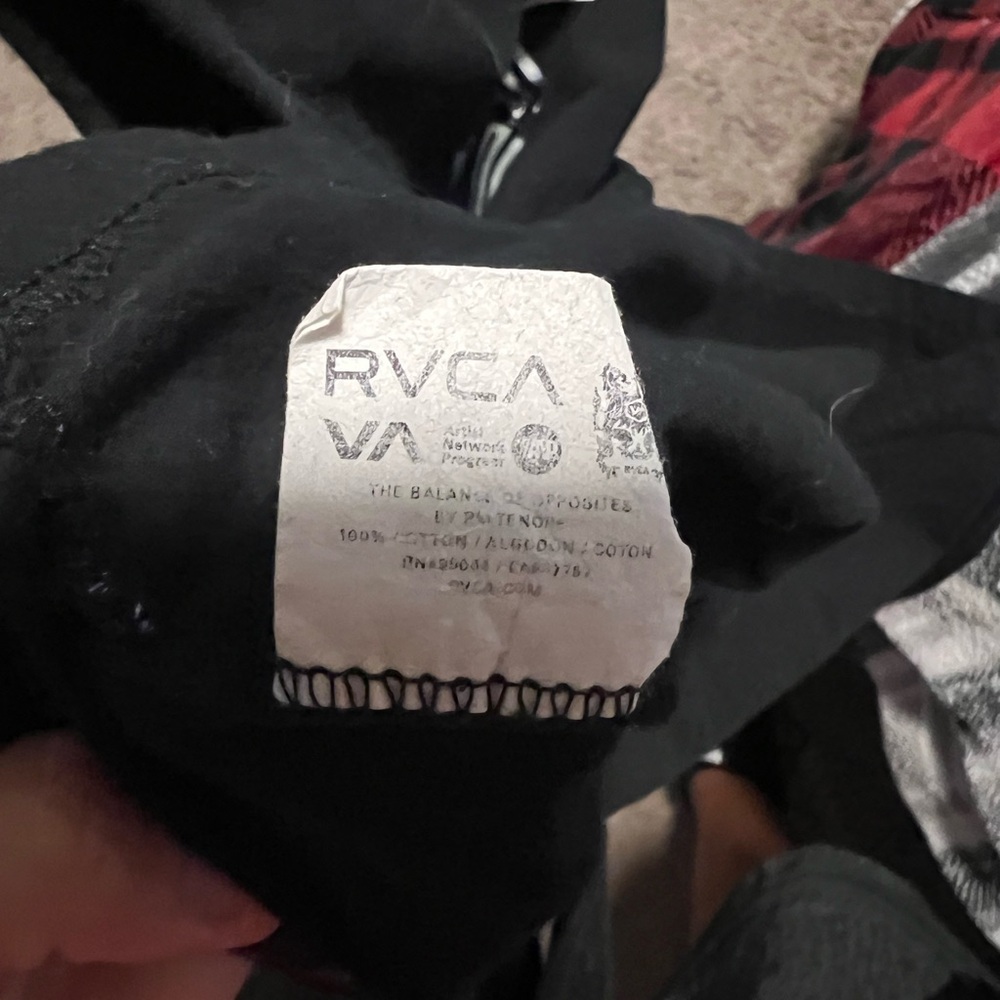 RVCA Classic Black Sweatshirt